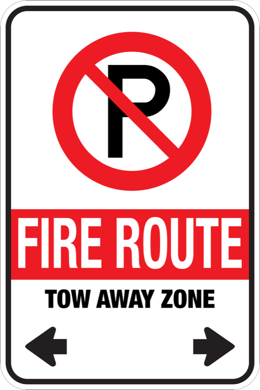 Parking and Regulation Signs 12x18